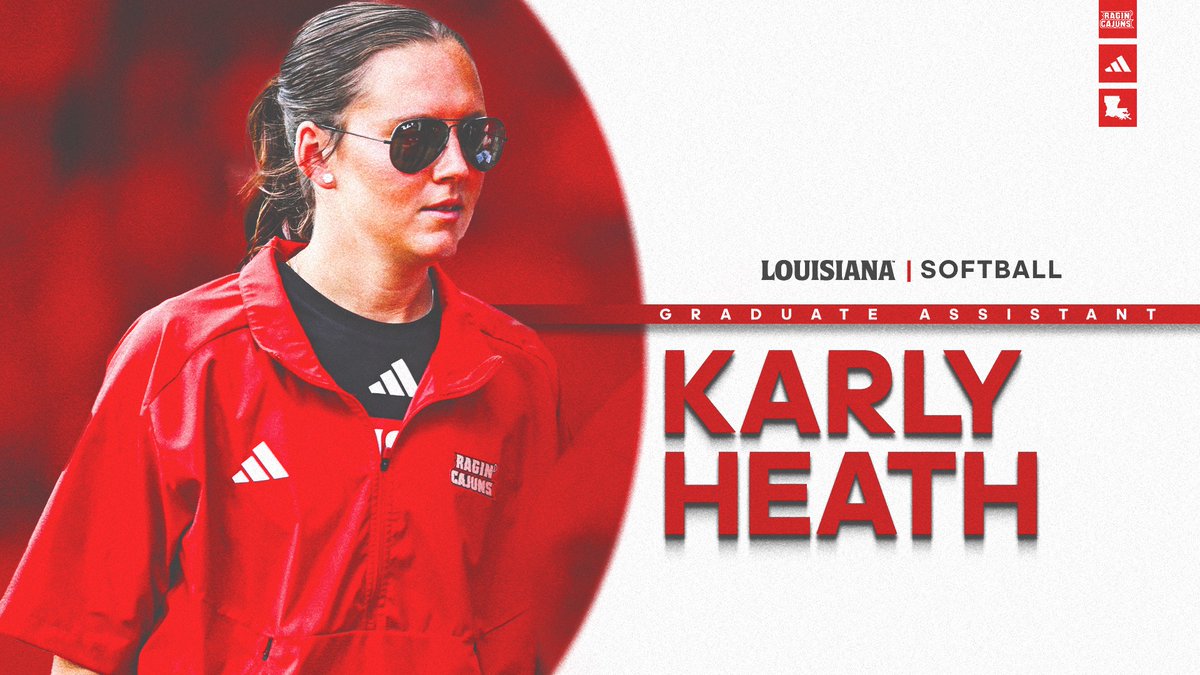 𝗢𝗡 𝗕𝗢𝗔𝗥𝗗 𝗪𝗜𝗧𝗛 𝗖𝗢𝗔𝗖𝗛 𝗔𝗟𝗬 🤟

<a href="/karly_heath9/">Karly Heath</a>, SBC Student-Athlete of the Year during her career, will continue to assist in building upon the Ragin' Cajuns tradition!

#GeauxCajuns