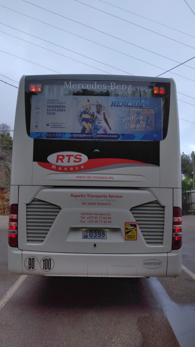 RtsMonaco's tweet photo. ➡️ Notre société de transport est ravie de participer à son échelle à cette 38ème édition du @MeetingHerculis 

Notre entreprise 🇲🇨 de proximité est heureuse de contribuer à son niveau à la bonne organisation de ce sprint final avant les #JO2024 #MonacoDL #HerculisEBS https://t.co/CvIO8pzvOq