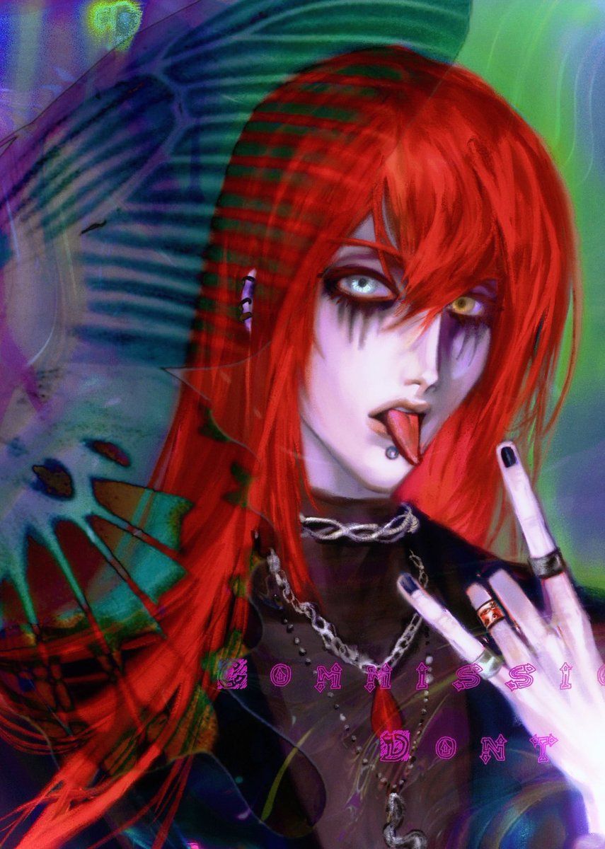 vamingo2's tweet photo. #Commision #oc #punk #Procreate #digitalillustration https://t.co/qo03DhCc65