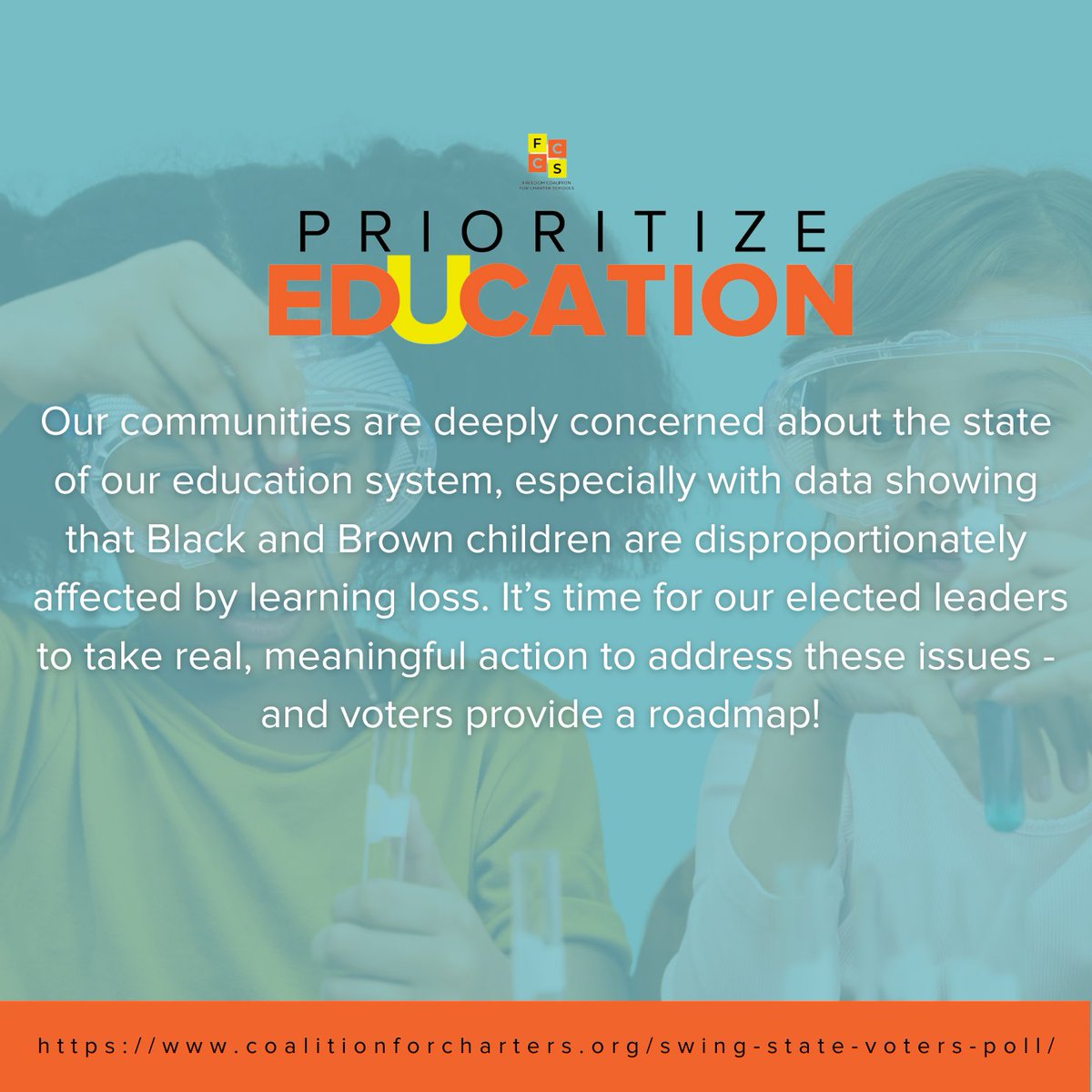 ChooseSchools's tweet photo. ATTN Lawmakers: Black & Latino swing state voters view education as a priority & you should too! The education crisis is real in communities of color & must be addressed. Start by investing in more public school options.
#FightToChoose
https://t.co/2pzWdTGKTy https://t.co/Vx7t6scTc3