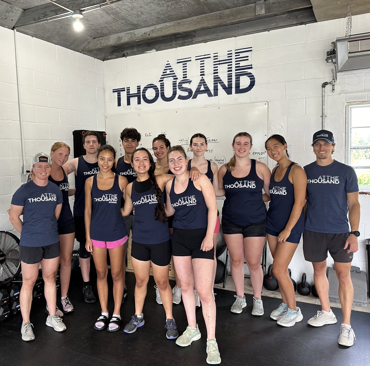 atthethousand's tweet photo. Happy Friday! WEEK ONE IS A WRAP!
Massive shoutout to the ATT Team for an incredible first week of July training!
Let’s keep moving forward!
Rest up, and see you Monday!
#hardwork #summertraining #rowing #stepintoit https://t.co/eHWqV6EXk4