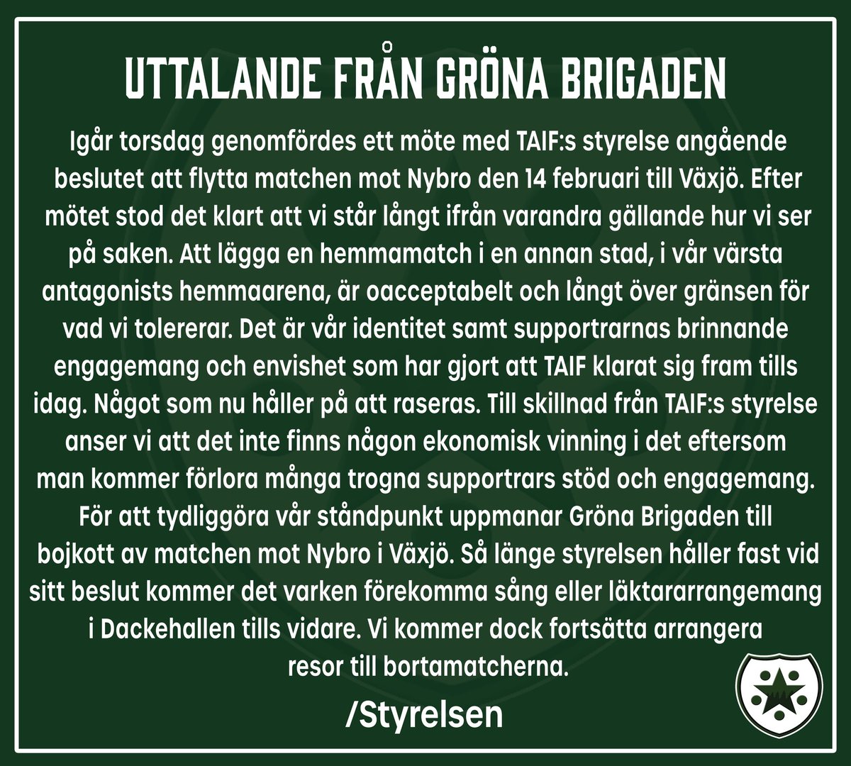 Gröna Brigaden tweet media