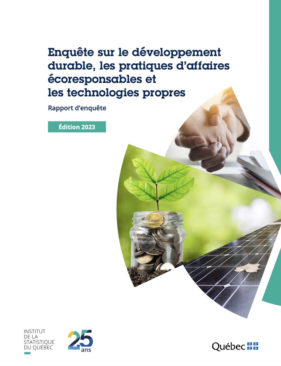 Institut EDS (@instituteds) on Twitter photo L'édition 2023 du rapport d’enquête sur le développement durable, les pratiques d'affaires écoresponsables et les technologies propres de l’ <a href="/statquebec/">Institut de la statistique du Québec</a> est disponible.
Consultez le rapport : tinyurl.com/2s3sz3eb L'édition 2023 du rapport d’enquête sur le développement durable, les pratiques d'affaires écoresponsables et les technologies propres de l’ <a href="/statquebec/">Institut de la statistique du Québec</a> est disponible.
Consultez le rapport : tinyurl.com/2s3sz3eb