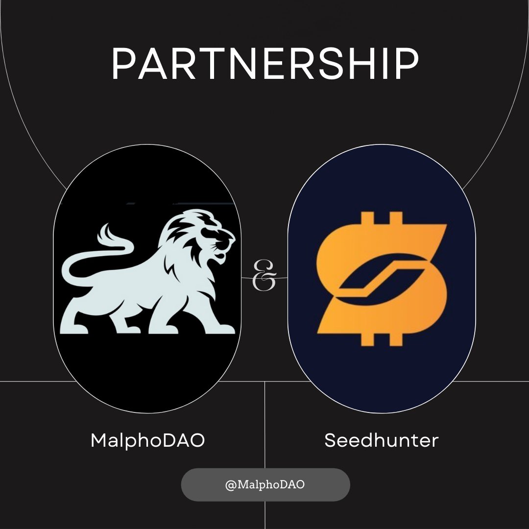 Malpho (@malphodao) on Twitter photo <a href="/MalphoDAO/">Malpho</a> is thrilled to announce collab with <a href="/SeedHunterHQ/">SeedHunter 🌱</a>! 
We are pumped to witness how this unfolds and wish the best to our partners. <a href="/MalphoDAO/">Malpho</a> is thrilled to announce collab with <a href="/SeedHunterHQ/">SeedHunter 🌱</a>! 
We are pumped to witness how this unfolds and wish the best to our partners.
