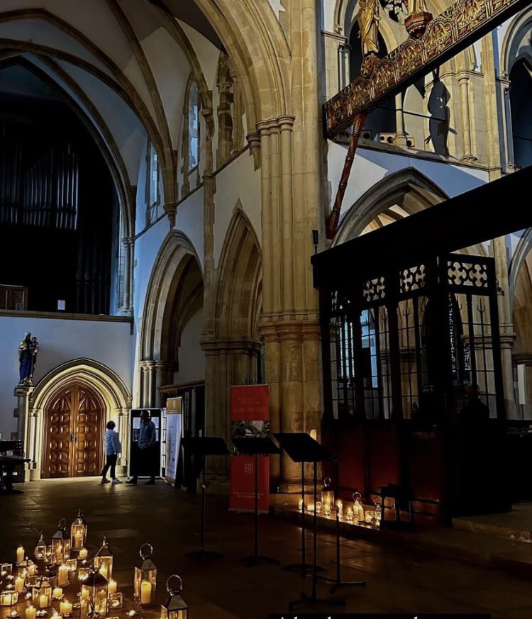 isaboyd's tweet photo. Grand few days in Yorkshire. Harrogate didn’t disappoint and wee stroll round The Shambles finished off trip nicely. Here during 1 of the Harrogate festivals and went to @Apollo__5 concert in St Wilfred’s church. Brilliant. Will be glad to back over border before Sunday though 👍 https://t.co/EZskXh9WGy