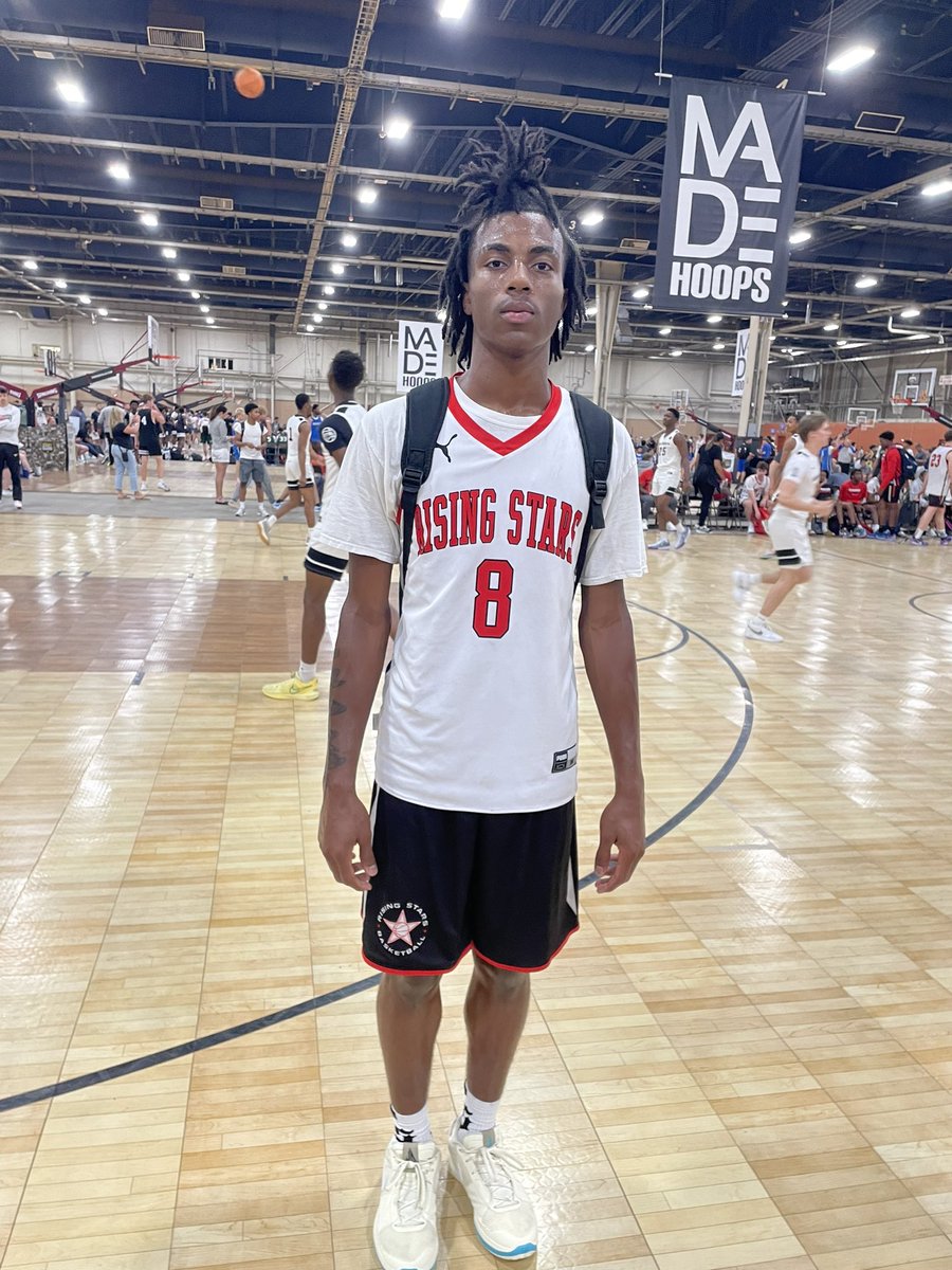 6’5 Christian Smiley of <a href="/RisingStars_Inc/">Rising Stars</a> is a flat out winner! Explosive athlete that is hard to guard getting downhill, defends multiple positions and competes relentlessly 
<a href="/madehoops/">MADE Hoops</a> <a href="/BflinnHoops/">Brian Flinn</a> <a href="/TravisGrafHoops/">Travis Graf</a> <a href="/JaredGrass11/">Jared Grasso</a> <a href="/_PS5/">Lynn Greer 🏁</a>