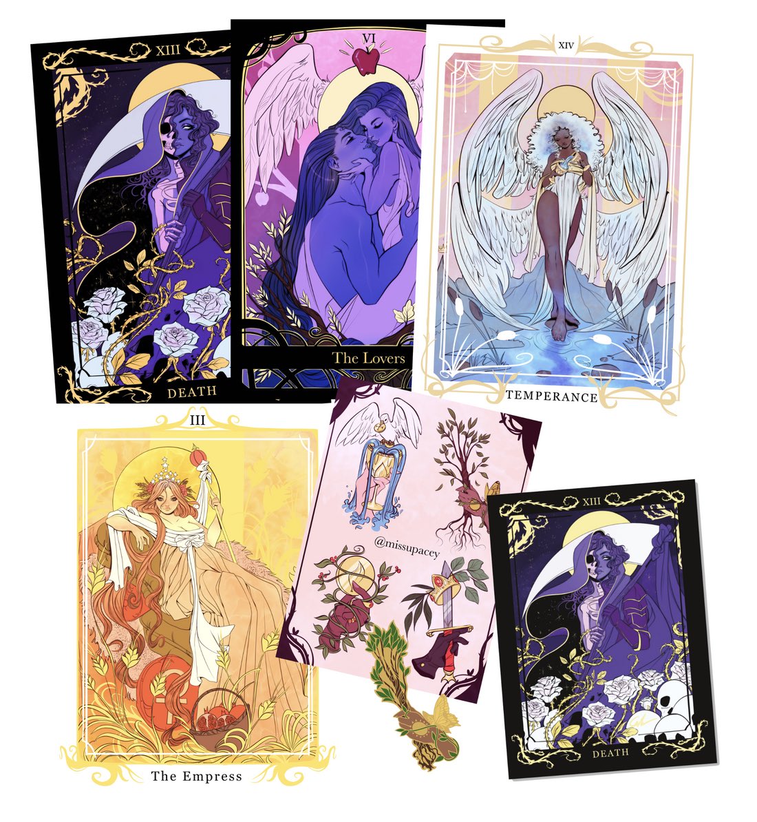 Last weekend to get 5x7, pins and sticker sheets before they are locked away again!! Missupacey.com