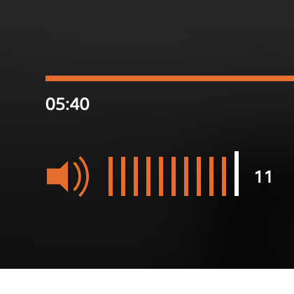 Love that the BBC Sounds player pays homage to Derek Smalls.
#goesto11