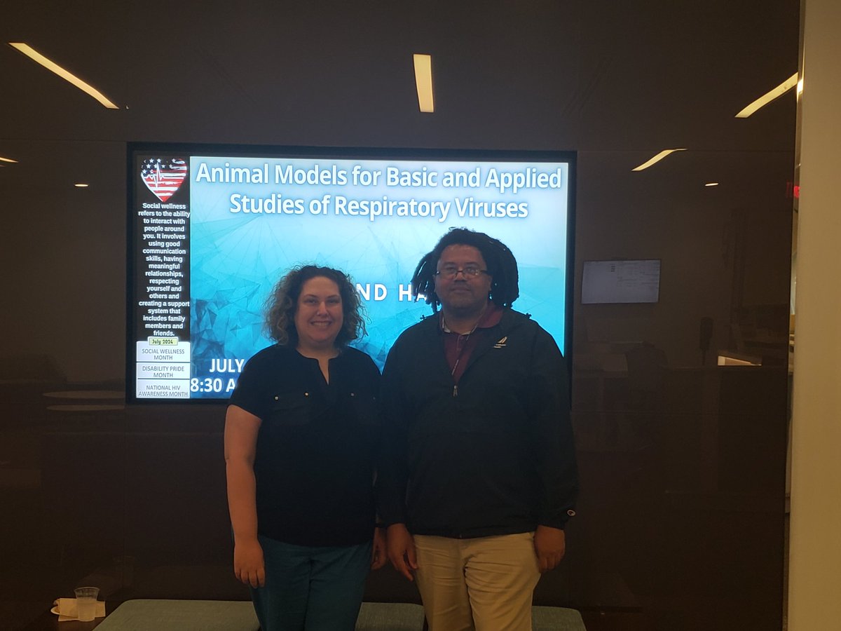 aharris3d1's tweet photo. Great meeting on small animal models and respiratory viruses.  #NIAID, #CEIRR, https://t.co/FJgvx9KmXs https://t.co/5UhTWcmevb
