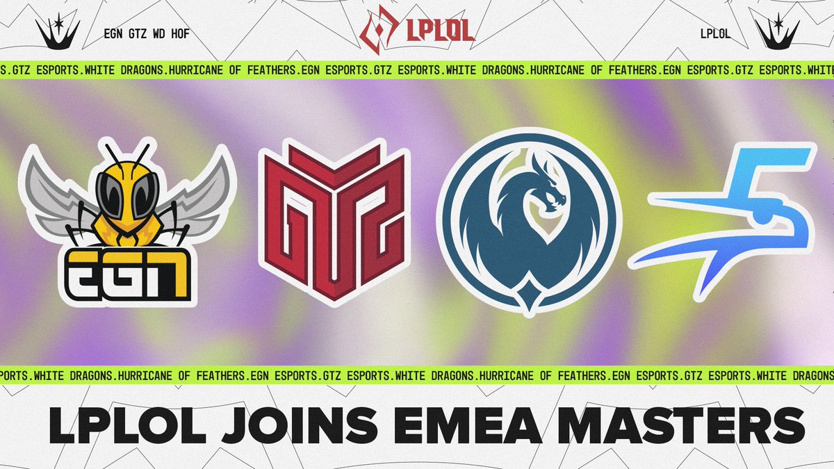 Here are the teams that will be representing the LPLOL this summer!