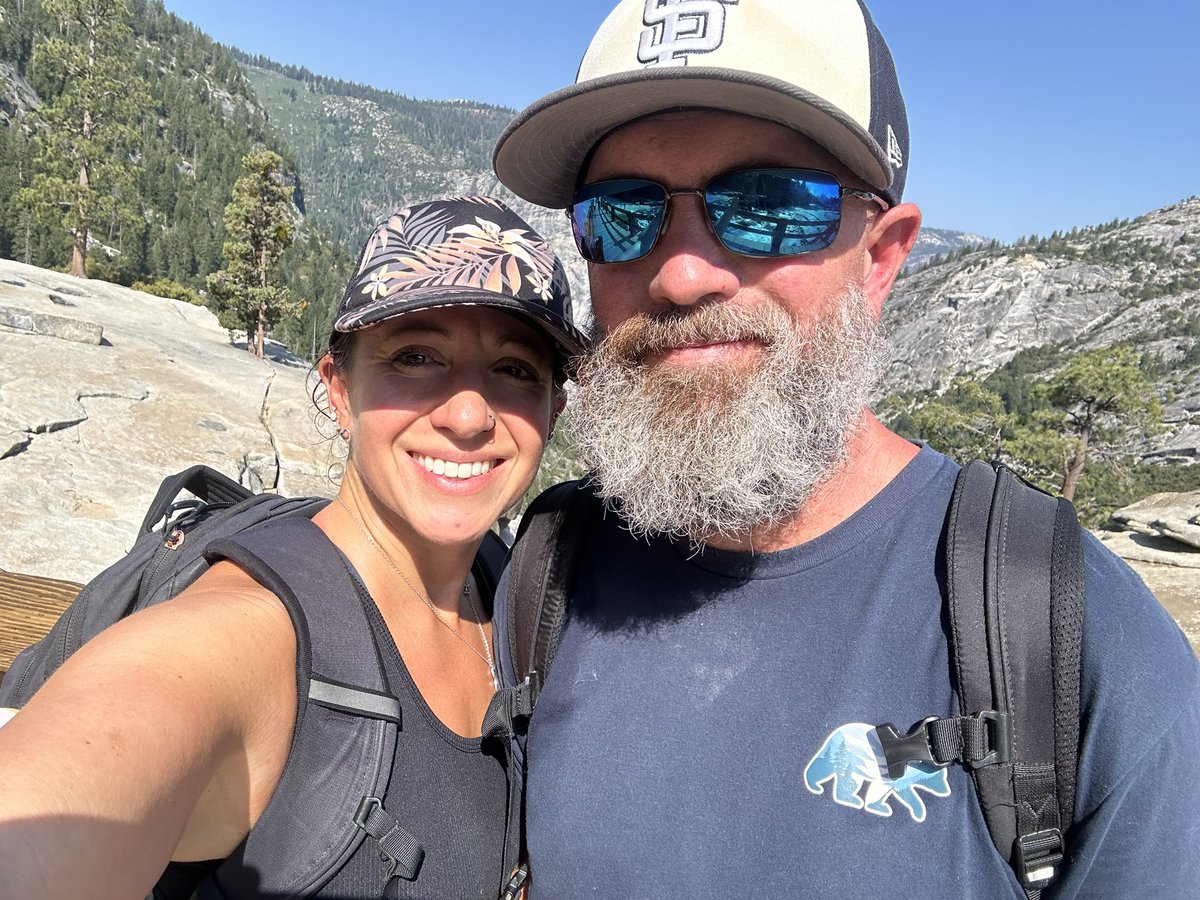 Good morning from the top of Nevada Falls!