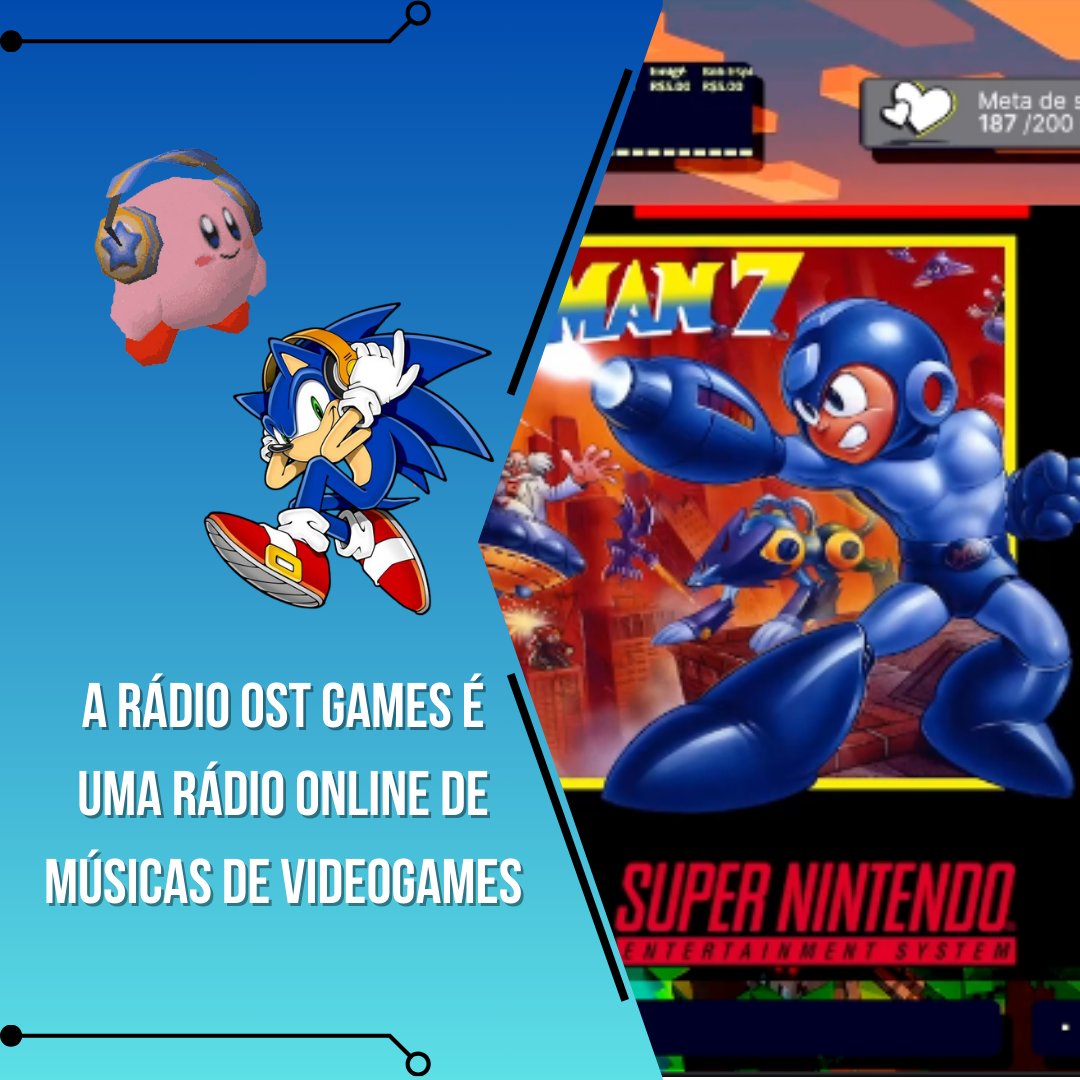 radioOSTgames's tweet photo. Quem Somos?
Somos a RadioOSTGames, uma rádio online 24h só com músicas de videogames!

Aqui você é o DJ!

Siga-nos na Twitch: https://t.co/VFIAETLIsp

Abaixo tempos mais informações sobre nós: https://t.co/LlGrqi9LJP