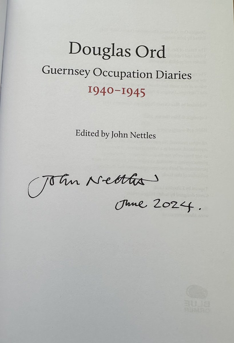 <a href="/RedFiveModels/">Simon (@redfivemodels on Bluesky)</a> <a href="/WeHaveWaysPod/">WW2 Pod: We Have Ways of Making You Talk</a> <a href="/FinleysTouch/">Finleys Touch 💚</a> <a href="/almurray/">Al Murray 🇺🇦</a> Thanks to John Nettles for kindly signing and donating a copy of his book and to Steve Foote of <a href="/blueormer/">blueormer</a> for getting it to me! I will bring it along on Friday Simon.