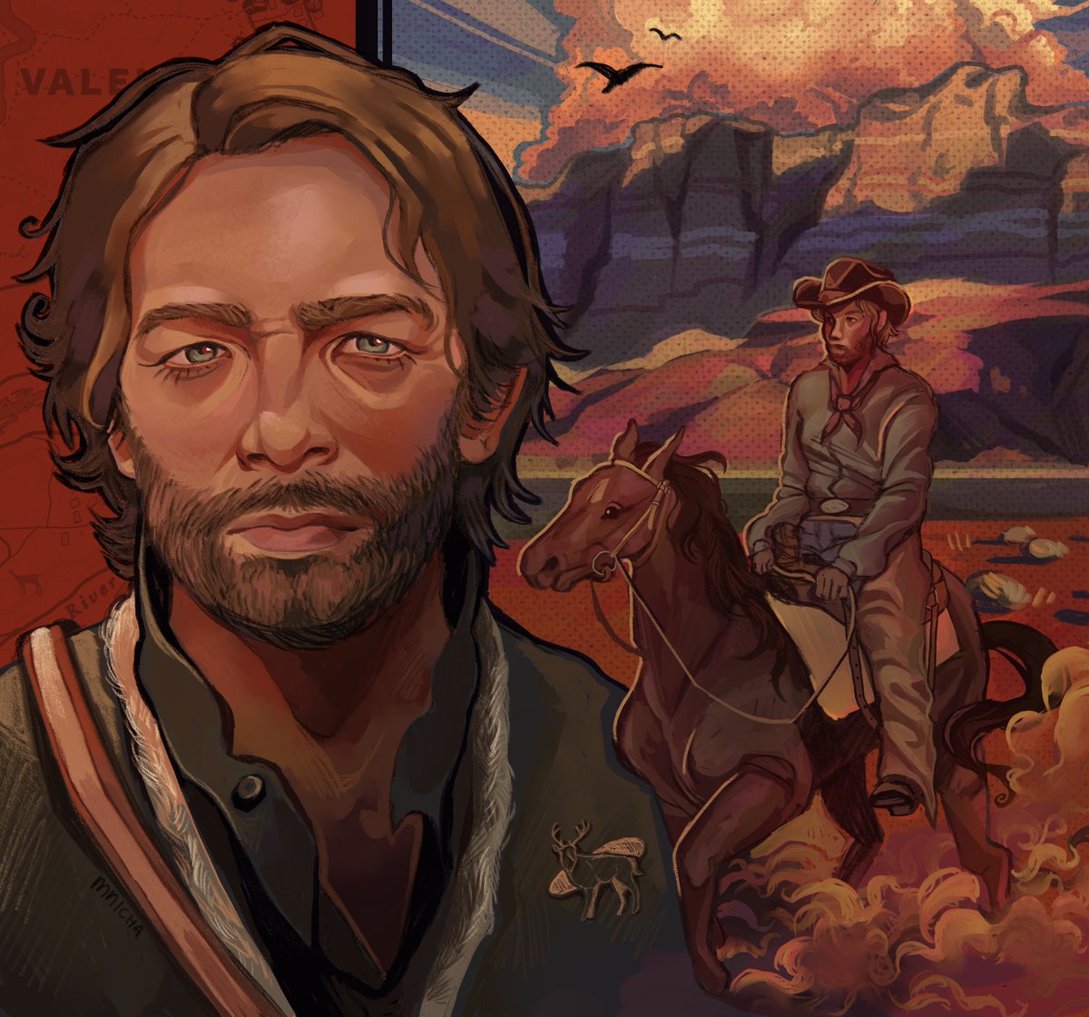 mnichaaa's tweet photo. Born to be a depressed, manly, hairy cowboy forced to be a polish teenager.......
#RedDeadRedemption2 #ArthurMorgan #RDR2 https://t.co/fcnhm1LbgW