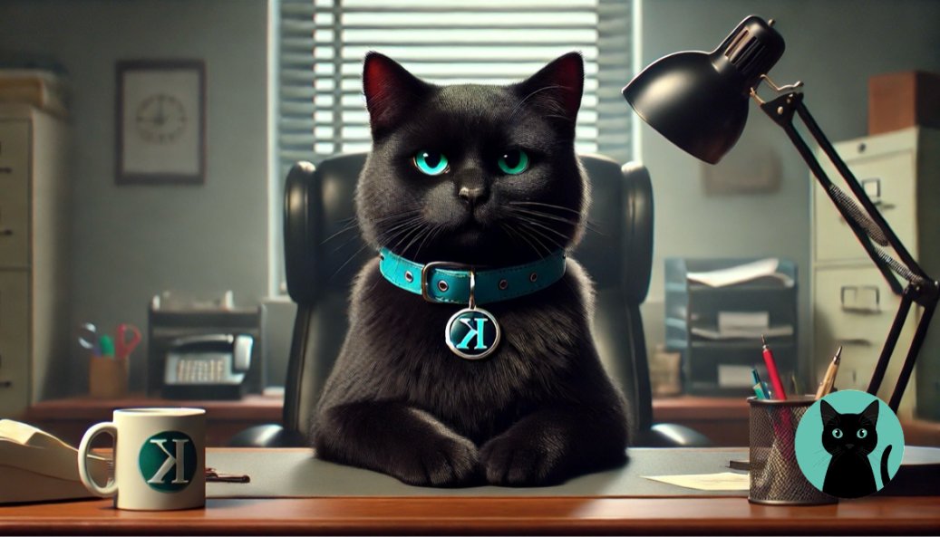 NachotheKat's tweet photo. Sometimes, it's hard being a #catboss, but someone has to do it. Don't worry. I'll keep these hooman frens on task so that $NACHO stays on track. Meow.🐈⬛🐾#Nachothe𐤊at $KAS #KRC20 #Kaspa #catmanager https://t.co/bDR05WuqpS