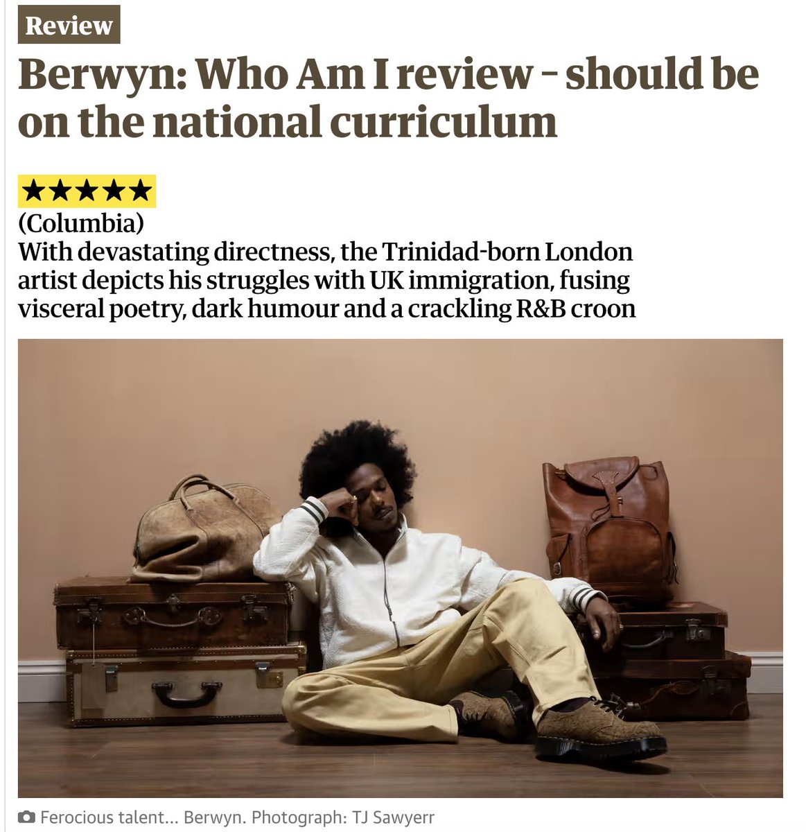 Best news of the day so far. Honoured! 🙏