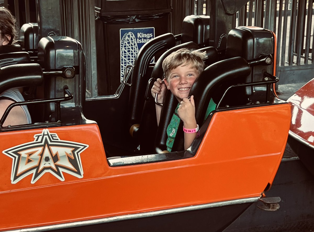 The dude will eventually build a rollercoaster … <a href="/KingsIslandPR/">Kings Island</a>