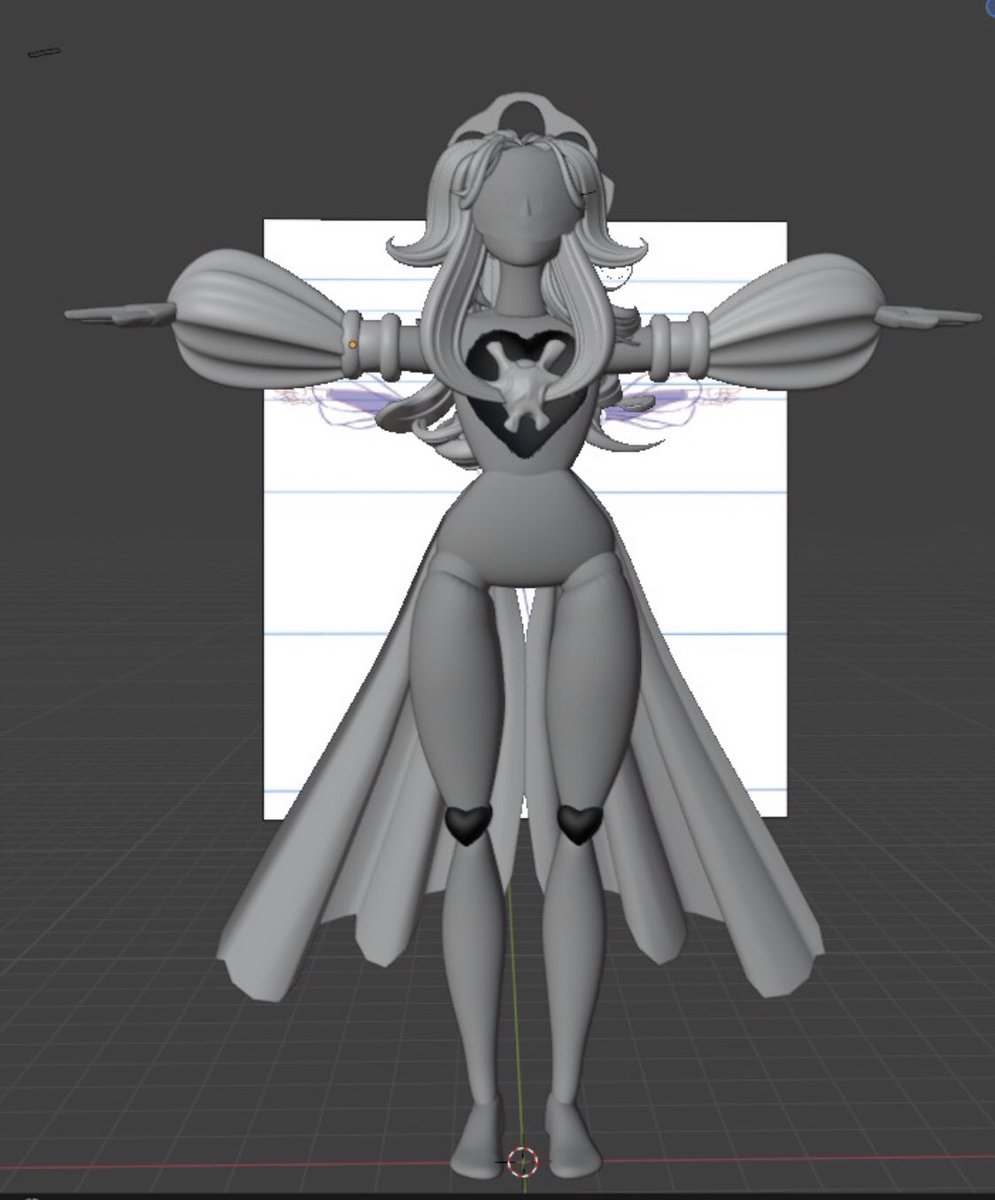 M4rt1n1zip's tweet photo. Process pictures!! (Rigging sure is hard! At least I was able to do a decent pose in the end 🤭🥲) https://t.co/j9xVlPIg46