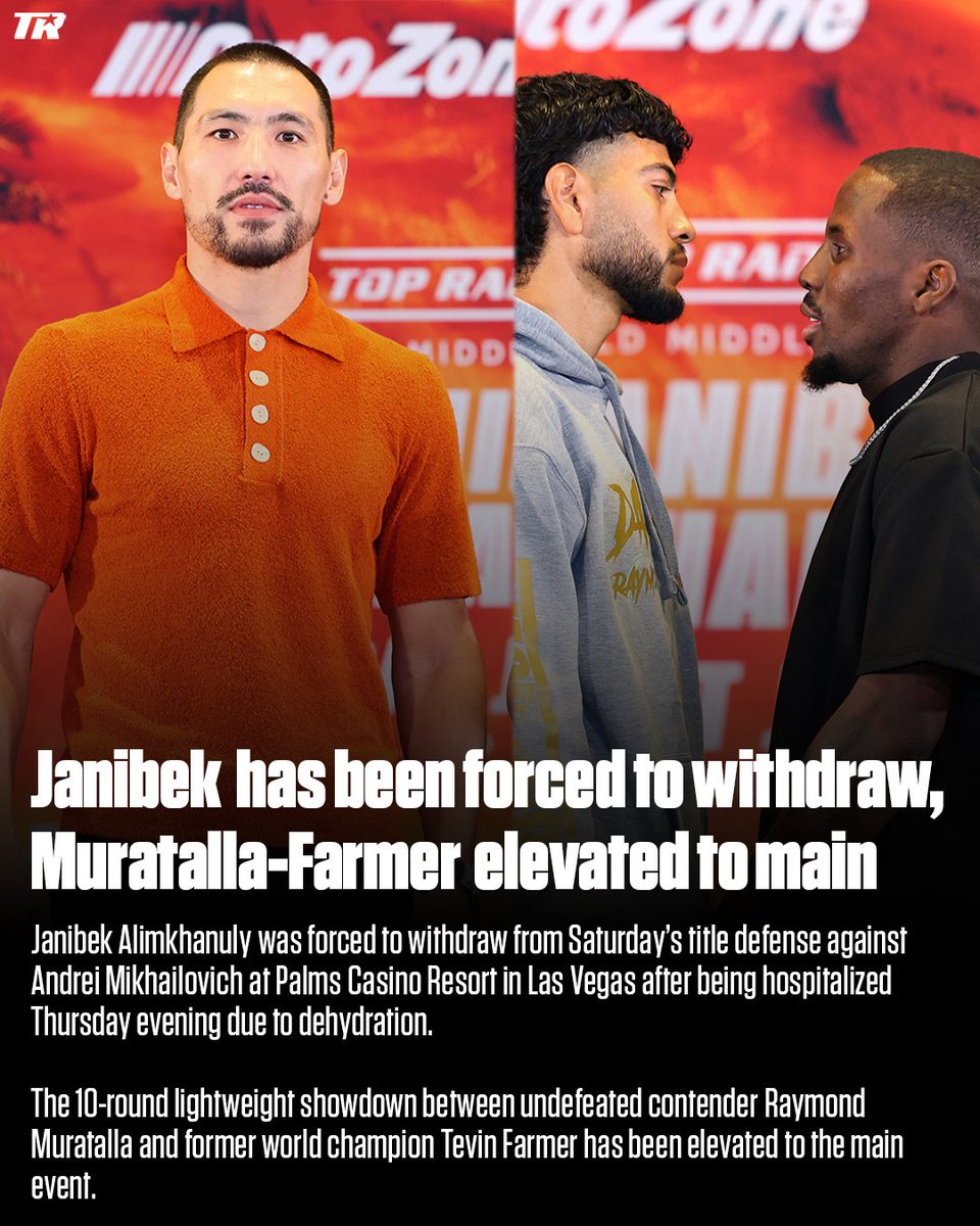 trboxing's tweet photo. 🚨 Official update on tomorrow's event. https://t.co/2nJpB8uCl2