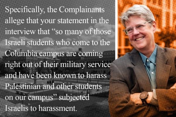 QMUPHE's tweet photo. Columbia’s President Denounced Her Before Congress. Firing Could Be Next. https://t.co/Keucu1opA7 https://t.co/pjgBuLiYpj