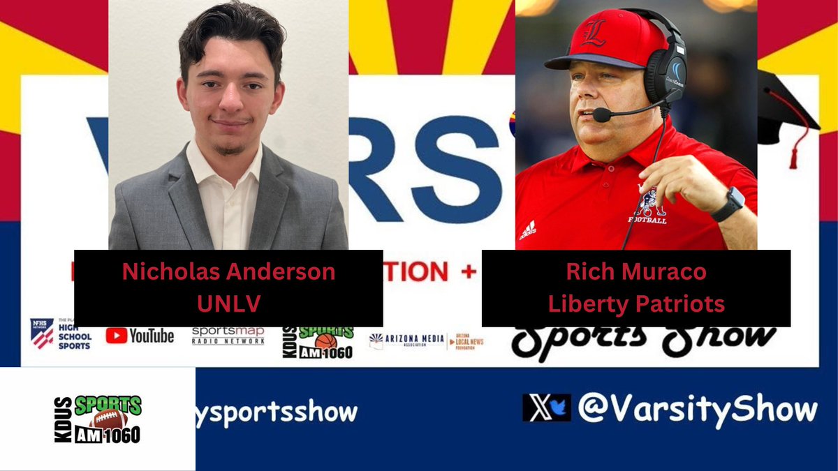 Nick Anderson (@ndanderson10) on Twitter photo Tune in Saturday morning live at 9-11AM PST as I am hosting this weeks show along side <a href="/VDAliesio/">Vince D'Aliesio --Coach D</a>! I will be joined live with <a href="/LibertyFootball/">Liberty Football</a> Varsity Men's Football Head Coach <a href="/muraco_lhs/">Rich Muraco</a> at 10:08AM, discussing his team success and his tenure with Liberty High School! Tune in: Tune in Saturday morning live at 9-11AM PST as I am hosting this weeks show along side <a href="/VDAliesio/">Vince D'Aliesio --Coach D</a>! I will be joined live with <a href="/LibertyFootball/">Liberty Football</a> Varsity Men's Football Head Coach <a href="/muraco_lhs/">Rich Muraco</a> at 10:08AM, discussing his team success and his tenure with Liberty High School! Tune in:
