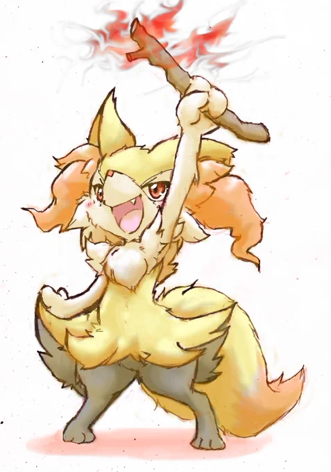 ちなみに以前描いたテールナーはこちら、この絵からにゃんたは腕前があがっているのか? ごらんあれw 