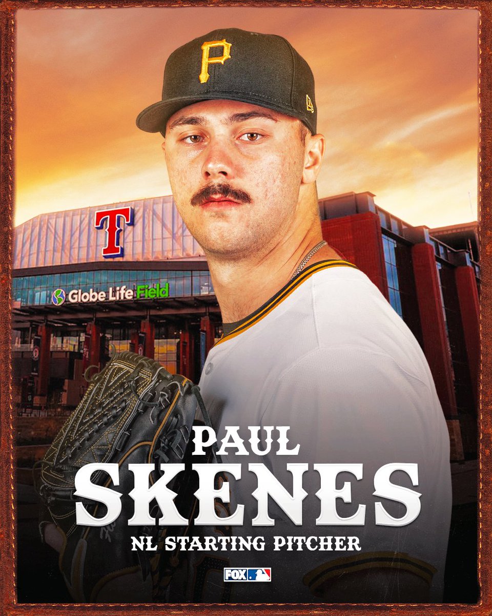 Paul Skenes will start for the National League in the MLB All-Star Game. ⭐️

🔗 Read more:  foxsports.com/stories/mlb/pi…