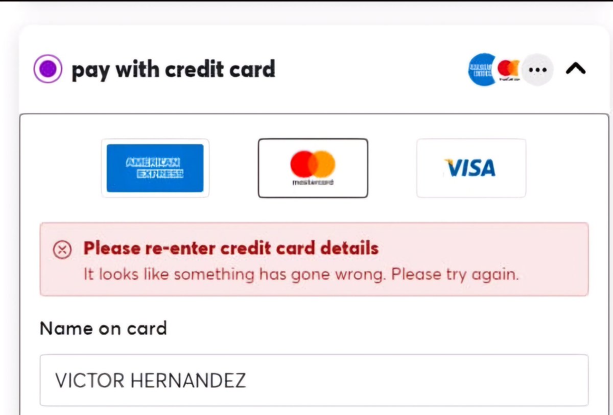 vichdez10's tweet photo. Hey @flairairlines @FlairairNews I'm trying to pay two tickets in your website, but it's impossible. What other option do I have to pay a reservation? https://t.co/HerT9lRxS0