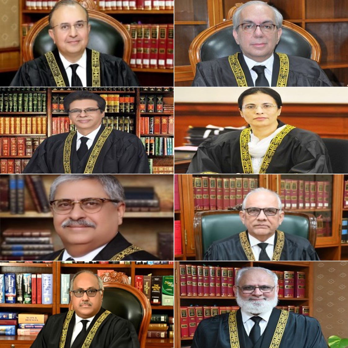 اس ٹویٹ پر فوری 1 ہزار ریٹویٹ چاہیے، ہر صورت یہ ٹرینڈ #آٹھ_بہادر_ججز_کوسلام ٹاپ پر لانا ہے۔

اگر اس فسطائیت کے دور میں ان ججز نے حق کے ساتھ کھڑے ہونے کا فیصلہ کیا ہے تو آپ سب کو انکے ساتھ کھڑا ہونا چاہیے۔