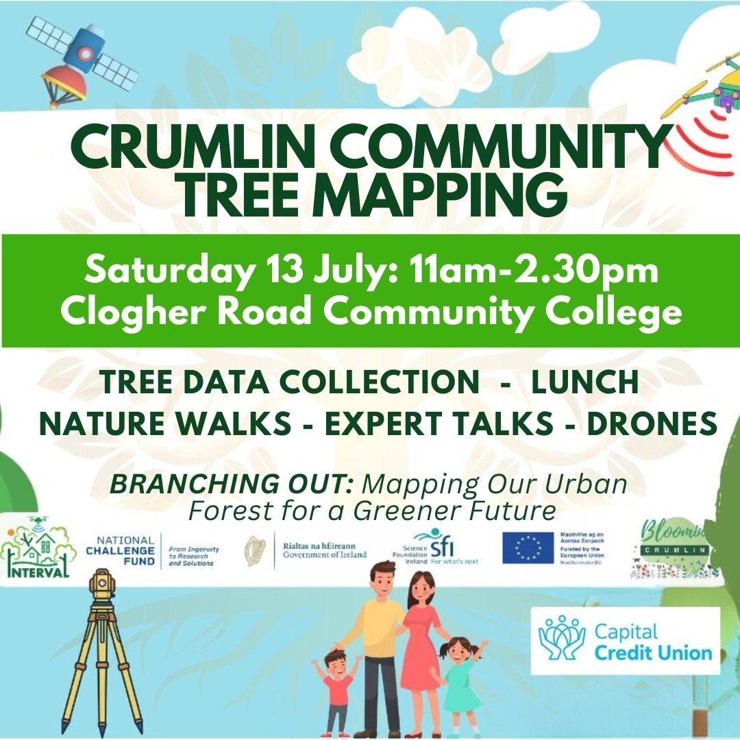 Join us tmrw from 11am at Clogher Road Community College for this important and exciting tree mapping event.