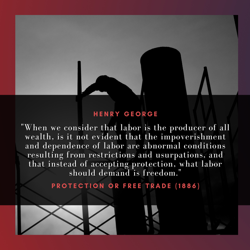 HGSSSNYC's tweet photo. Learn more at https://t.co/Mncd1KIOLE

#quote #HenryGeorge #Georgism #HGSSS #ProtectionorFreeTrade #1886 https://t.co/N1iZlRFeuK