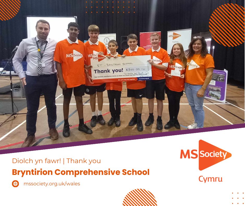 MS Society Cymru (@mscymru) on Twitter photo 📣 Inspiring youth make a difference! 🏆
Bryntirion Comprehensive School's Year 8 students win £1,000 for MS Society Cymru in the First Give competition! Total donation: £1,305. 💪
buff.ly/3Y2Fxzc
#MSAwareness #Bridgend
<a href="/bryntirioncomp/">BryntirionComp</a> @bryntirionskills <a href="/firstgive/">First give answer of</a> 📣 Inspiring youth make a difference! 🏆
Bryntirion Comprehensive School's Year 8 students win £1,000 for MS Society Cymru in the First Give competition! Total donation: £1,305. 💪
buff.ly/3Y2Fxzc
#MSAwareness #Bridgend
<a href="/bryntirioncomp/">BryntirionComp</a> @bryntirionskills <a href="/firstgive/">First give answer of</a>