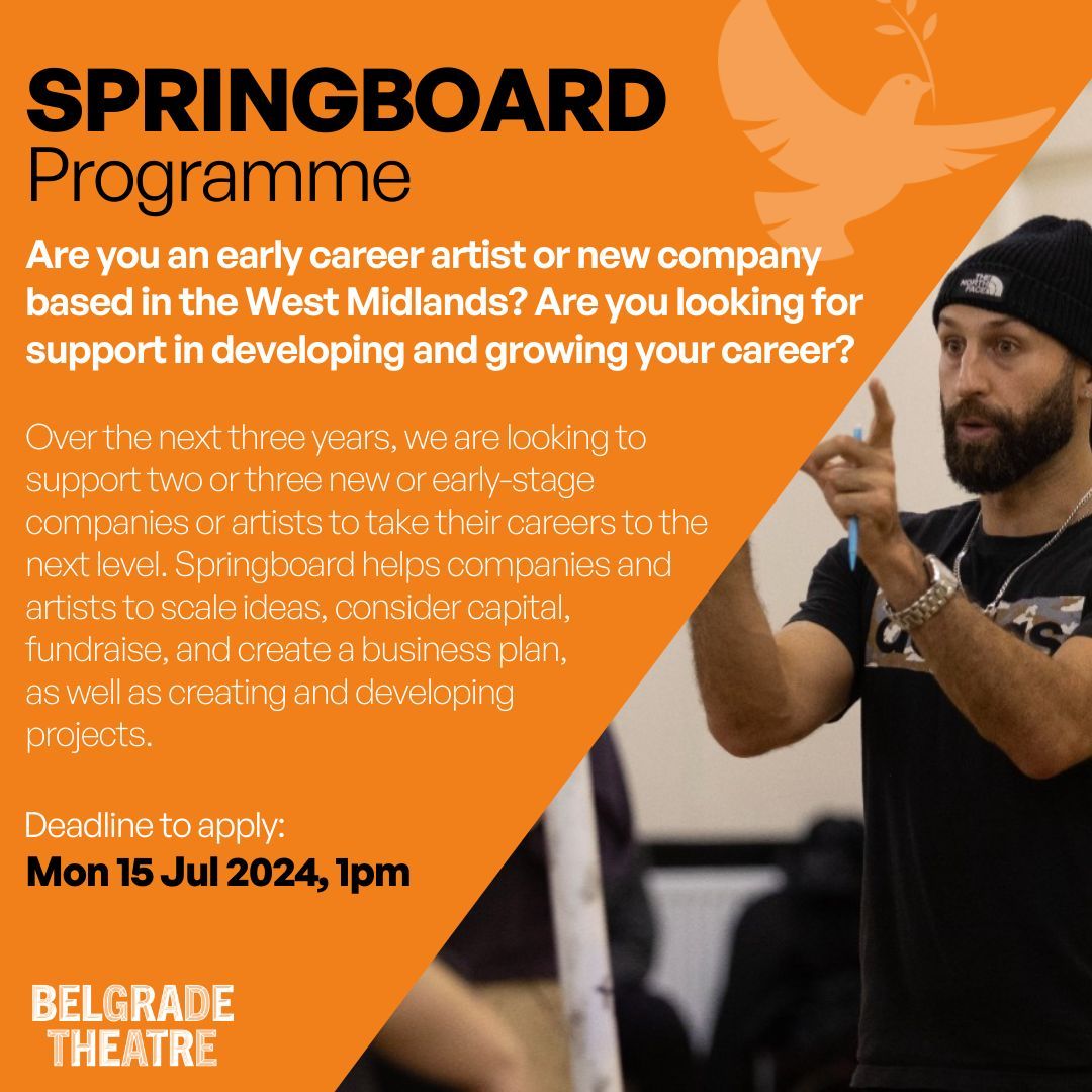 ⏰ Springboard applications close Mon 15 Jul at 1pm ⏰

If you're unsure... apply! We want to hear from you, get them in! 

👉 Apply now: buff.ly/3RWudAQ