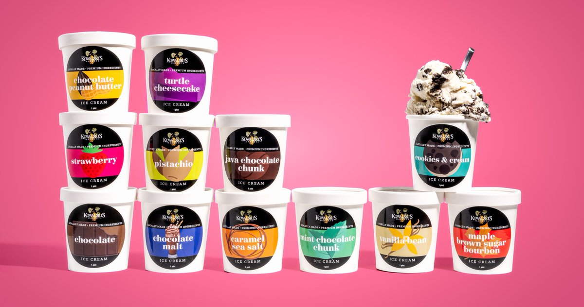 Handcrafted locally by Crank &amp; Dasher from our own exclusive recipes, our Signature Ice Creams use premium ingredients to craft next-level frozen treats that are impressively dense, rich, smooth and creamy. Find all 12 Signature flavors in the Frozen Dept! kowalskis.com/articles/signa…