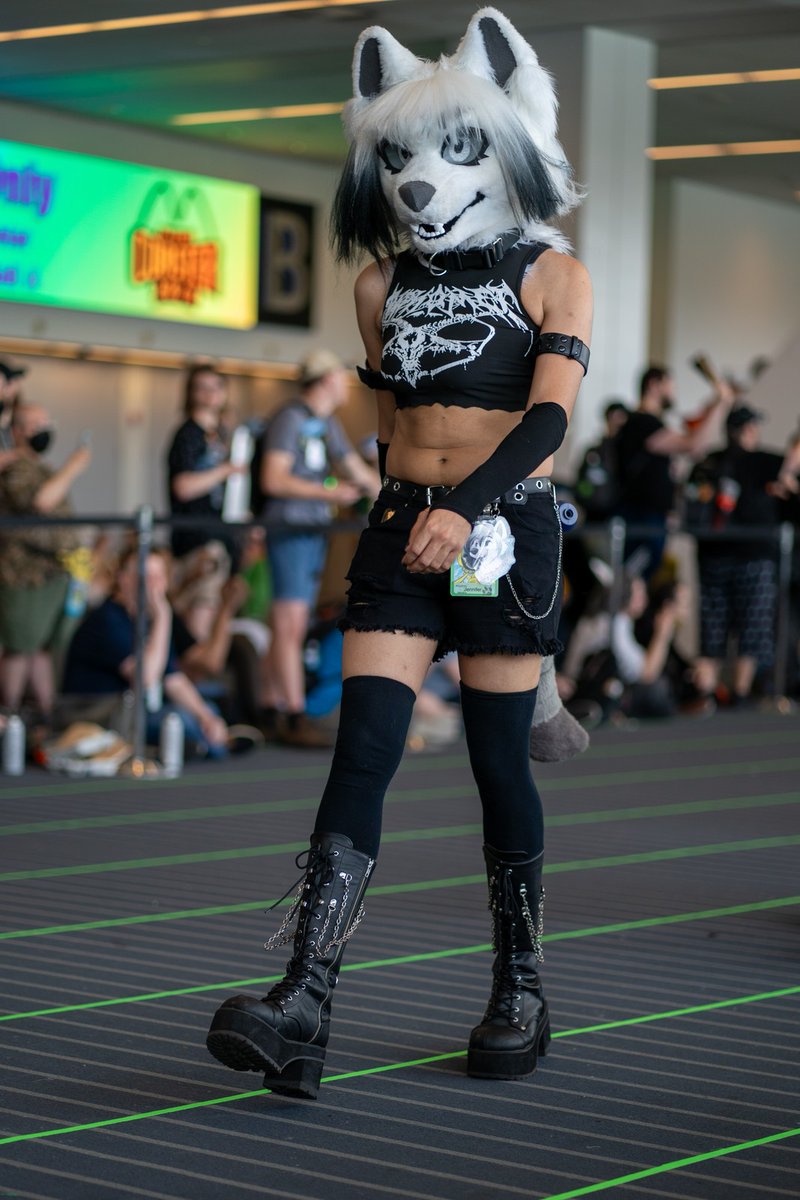 Science_Woof's tweet image. Anthrocon didn't let me have "That Bitch" as a badge name so had to prove them wrong