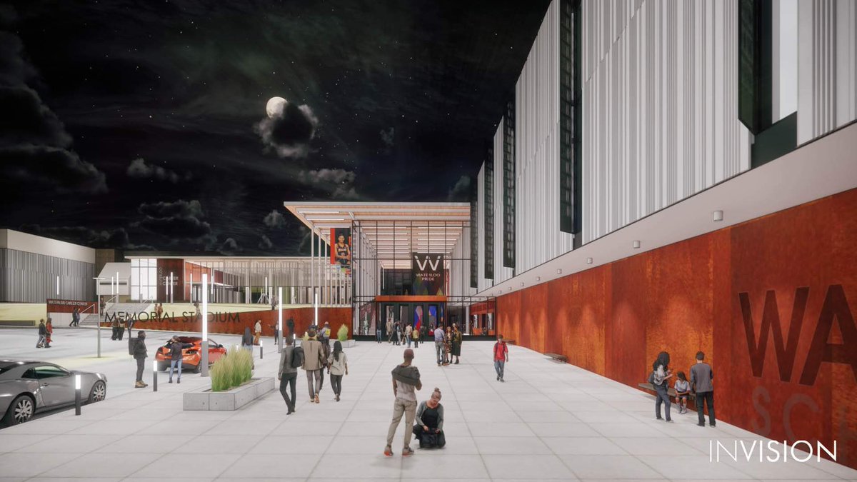 JaredSmithPhD's tweet photo. Check it out!! New renderings of the proposed Waterloo High School😍😍

*85,000 Foot Academic Wing Addition
*2,200 Seat Competition Gymnasium
*850 Seat Performing Arts Auditorium
*250 Seat Small-Group Performance Theatre
*Enhanced Music Practice Rooms
*State-Of-The-Art Classrooms and Science Labs
*Waterloo "Hall of Pride" Memorial Hall
*Weight Room, Cardio Room, 200m Indoor Track
*Artificial Turf Soccer/Practice Field 
*Student Academic Courtyard
*Multicultural/ELL Support Center
*Expanded Commons, Kitchen, Student Center
*Student Hub and Cafe/Bistro