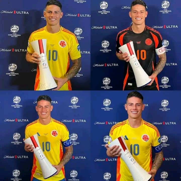 ActuSportMundo's tweet photo. 🇨🇴 James Rodriguez à la #CopaAmerica :

🏟️ Matchs : 5
🥇 Homme du match : 4
⚽️ Buts : 1
🎯 Passes décisives : 6
✅ En finale

À 32 ans, James Rodríguez 🇨🇴 réalise une Copa America 𝗦𝗧𝗥𝗔𝗧𝗢𝗦𝗣𝗛𝗘́𝗥𝗜𝗤𝗨𝗘 ! 🤯

#ASM https://t.co/SzbTeNJvRr