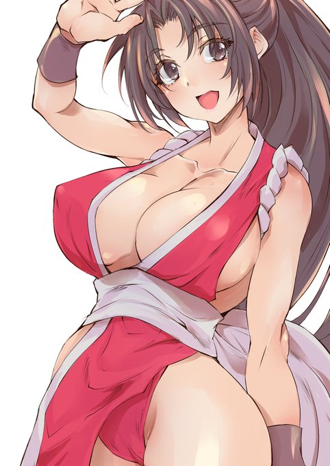 息抜きで不知火舞を描きました 