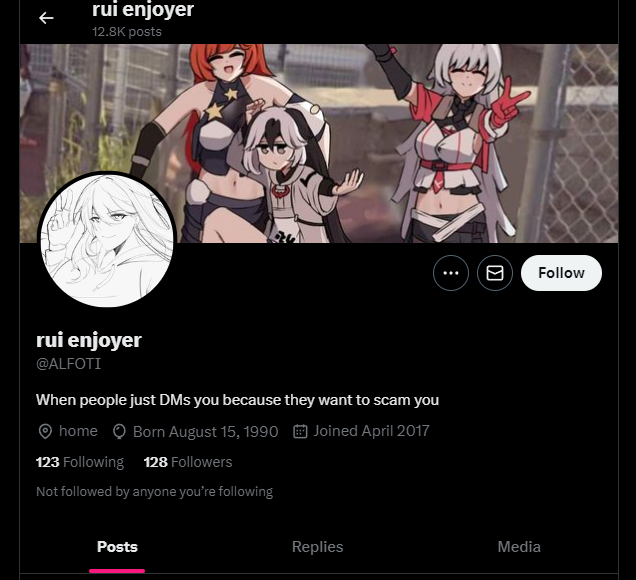 S_eriaa's tweet photo. ⚠️ Artists, please do not accept commissions that has my design from this person ⚠️
(Thread of : @/ALFOTI)

*Just also a warning, please do not go and attack and harrass this person.* https://t.co/vI4EaDWrMq