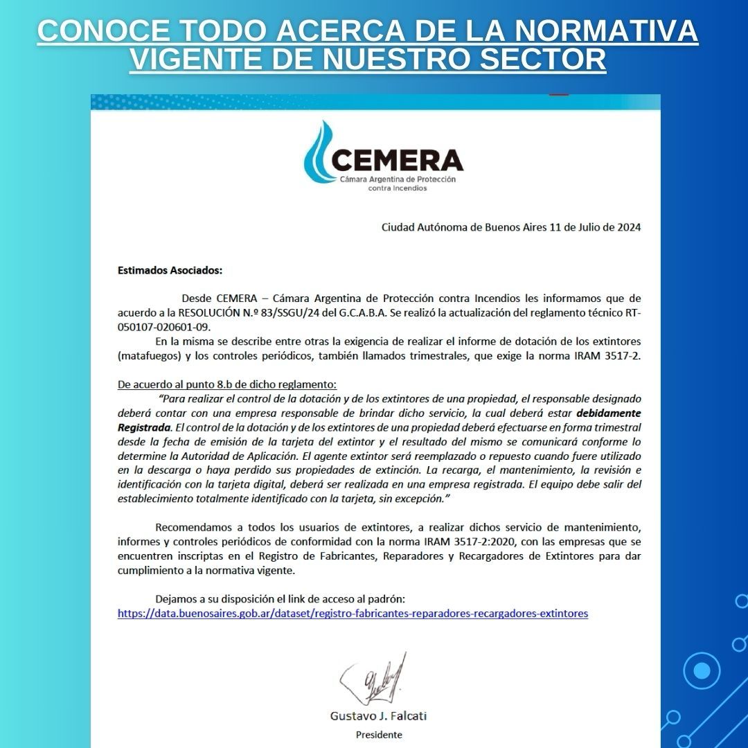 CEMERA NOVEDARES
Conoce todo acerca de la normativa vigente de nuestro sector!!
Dejamos a su disposición el link de acceso al BO de la CABA:
…ntosboletinoficial.buenosaires.gob.ar...
Info@cemera.org.ar
<a href="/redcame/">CAME</a> <a href="/FECOBAORG/">FECOBA</a> <a href="/Caphai/">Caphai</a> <a href="/CamarcoArg/">Cámara Argentina de la Construcción</a>