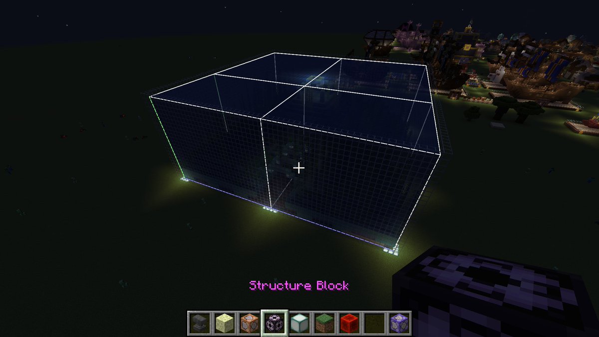 benracer85's tweet image. Suite à une forte inspiration en visionnant le travail de @NovaWostra  , je m&apos;attaque à convertir le monument des océans en blocs de structures pour le pack de données de Luckycube. 🙂
#Minecraft #datapack