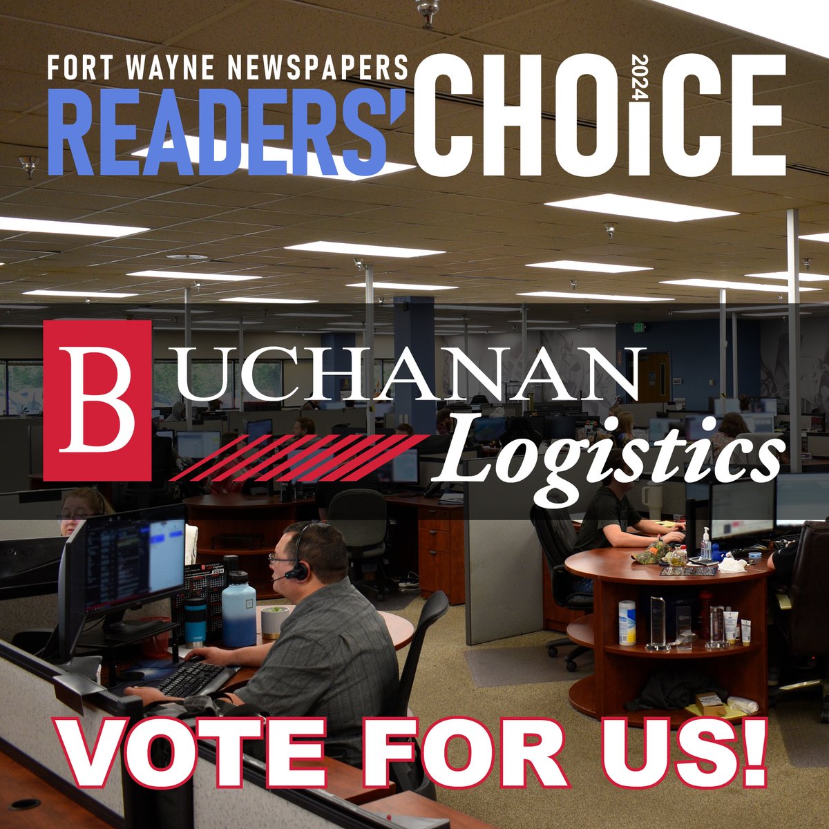 BuchananLogist's tweet photo. ❗VOTE FOR BUCHANAN LOGISTICS NOW❗
The @FWNewspapers 2024 #ReadersChoiceAward in Professional Services Category:
- Business to Business and
- Places to Work 

Share this and vote every day until July 28. Link in Comments⤵️

#Logistics #LogisticTeam #LogisticsManagement https://t.co/3FKpeVcs4P