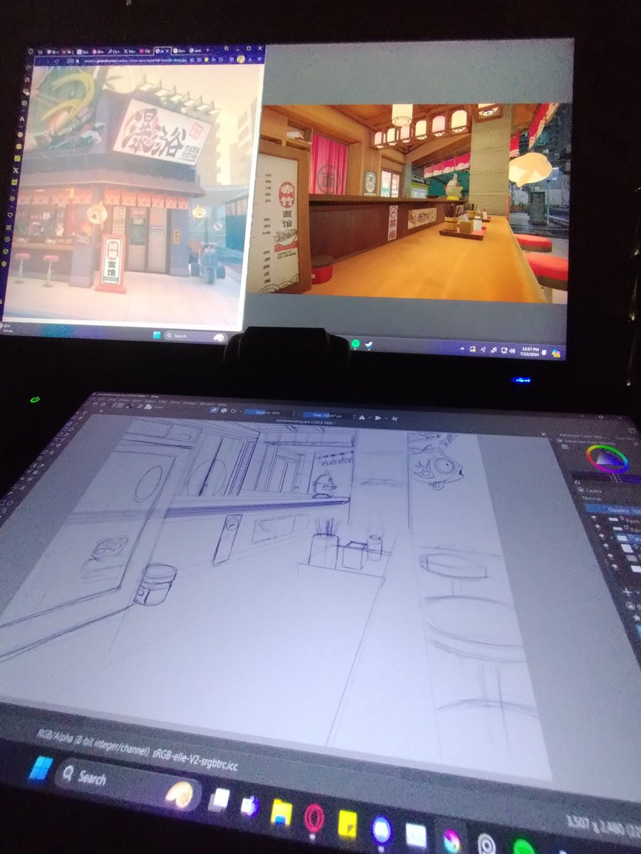 🍜✨ ¡Hey, Cinnamons! Miren lo que he estado dibujando recientemente: un dibujo de la tienda de ramen de Zenless Zone Zero. ¡Espero que les guste! 🎨💖 #ZenlessZoneZero #zzzero #zzz #Dibujo #ramen #art