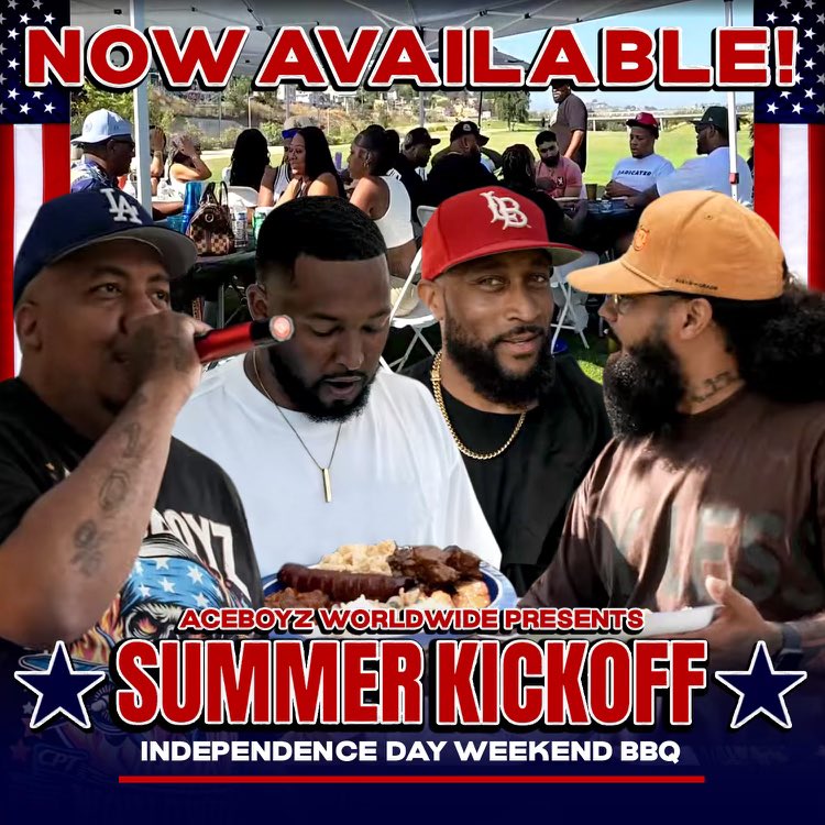 AceBoyPun's tweet image. 🎉🔥 Don't miss out! Tune into as AceBoyz Bring Out The City and Yam Cam Baddies for the ultimate Summer Kickoff BBQ vlog, now live on ABP Network! youtu.be/0gYpyIDuBFs 🌆🍔📺 #SummerVibes #AceBoyz #ABPNetwork