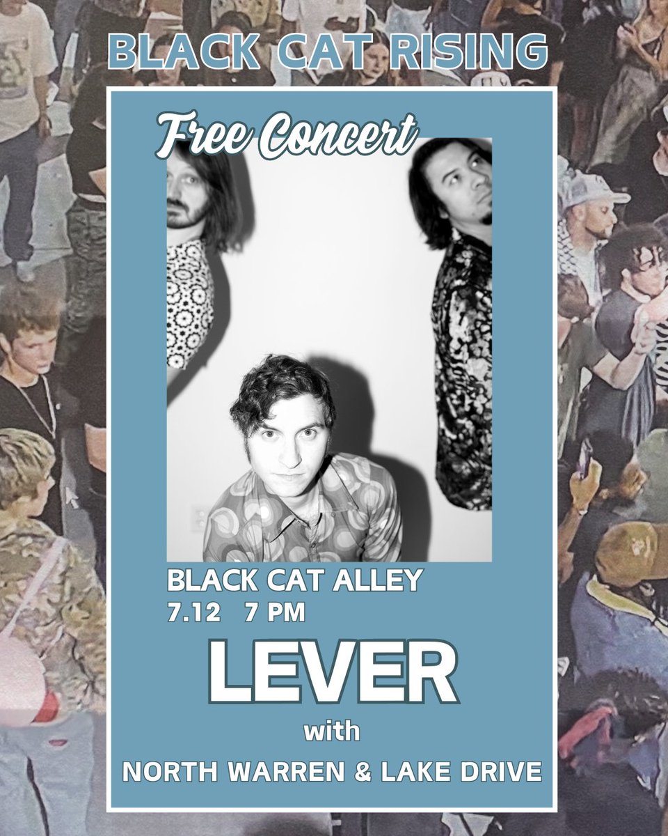 LeverBand's tweet photo. Milwaukee! Lever will be playing a free show tonight at Black Cat Alley with Lake Drive and North Warren! We kick things off at 7pm. Rock n roll 🤘
#milwaukee #lever #lakedrive #northwarren #blackcatalley #rock https://t.co/9FEN1IvSmP