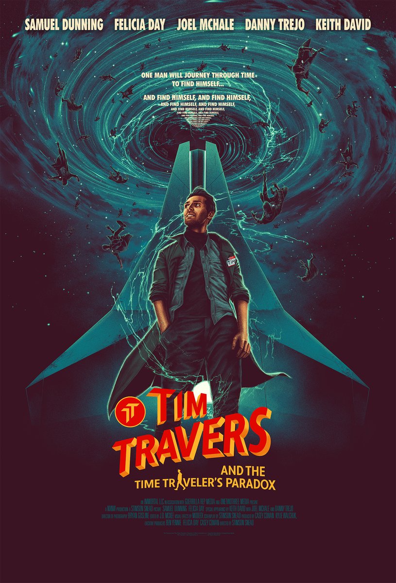 DavidDunham_DC's tweet photo. Warning: This film could rewrite the Space-Time Continuum as you know it! 
#TimTravers #movies #SDCC2024 #scifi  

Tim Travers And The Time Traveler's Paradox at SDCC
https://t.co/LgUrwTYVSl https://t.co/cw7NZzMFNs