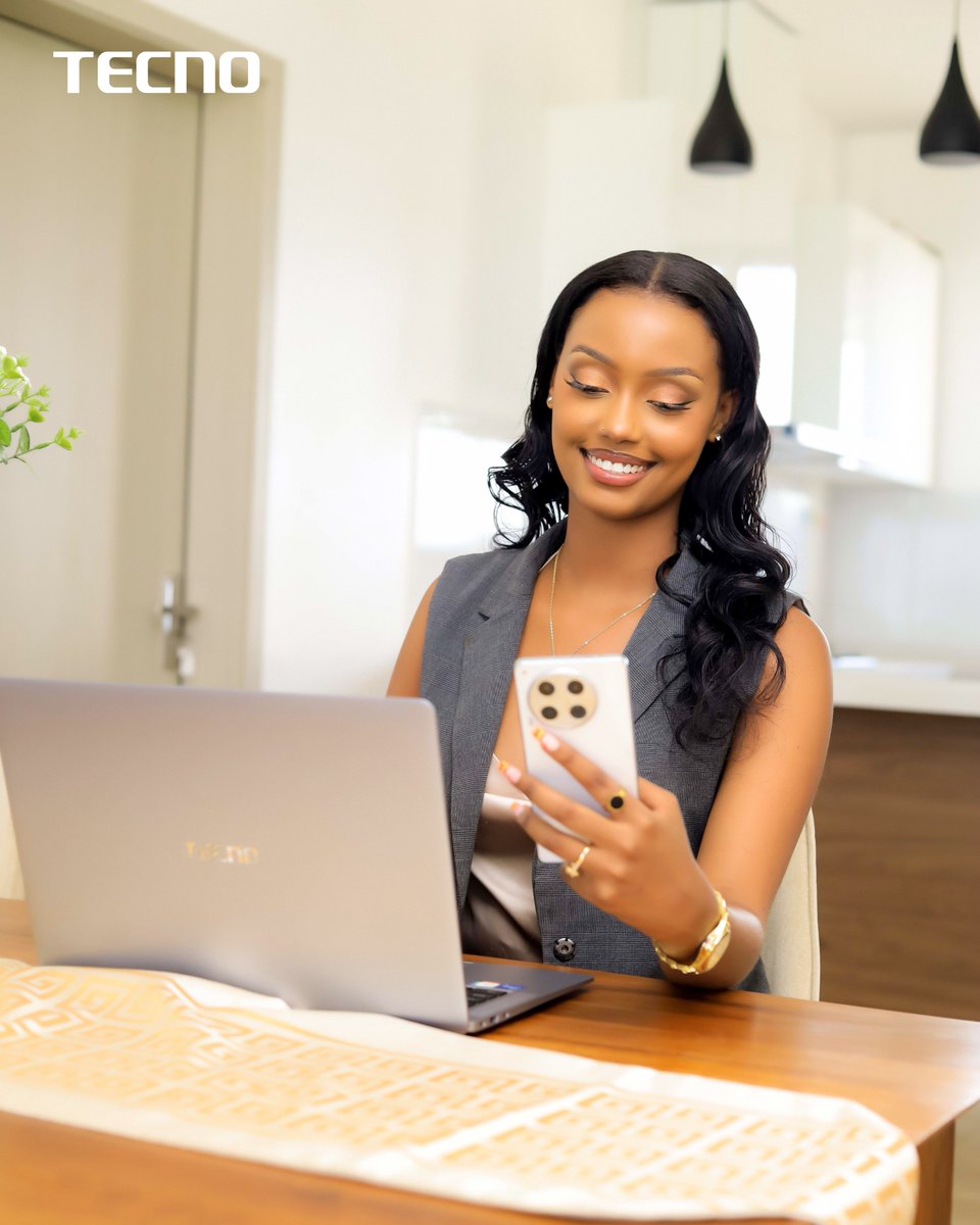 TECNOMobileRW's tweet photo. TECNO Megabook S1 helps you to accomplish your duties. It combines elegance and efficiency. Enjoy a premium laptop experience without compromise with #CAMON30Series which keeps you connected with your people! β¨π₯ #EleganceInTech #MegabookS1 https://t.co/men82RNeuS