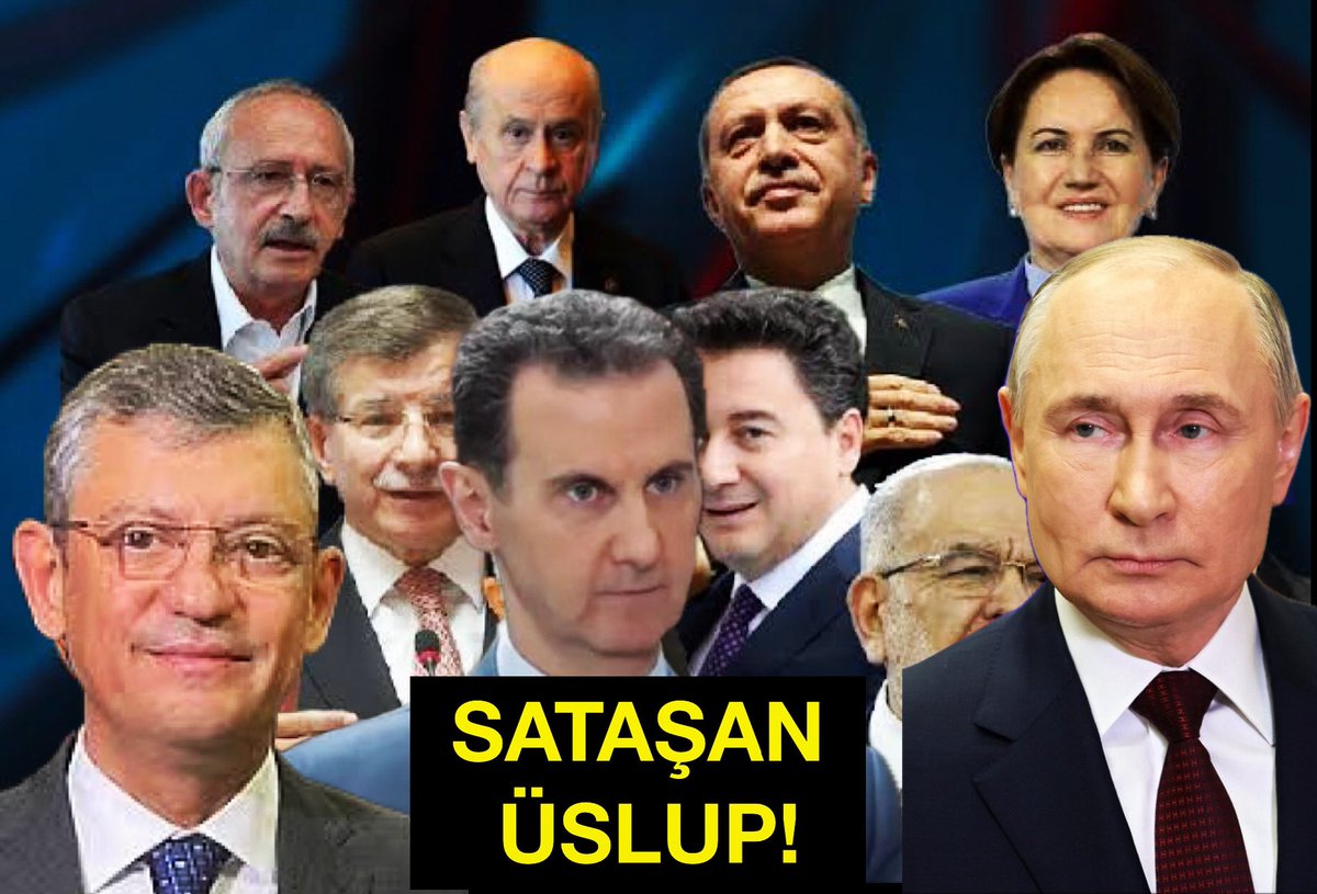 Kaan Sariaydin (@kaansariaydin) on Twitter photo SATAŞAN ÜSLUP!
Türk siyasi tarihinde muhalefet cephesi hata (error) vermiştir! Keza cephede kalmamış, muhalif iktidar ile iktidar kalmıştır. İki tane iktidarla demokrasi olur mu? Olmaz tabii ki. Ama evet Cumhuriyet tarihi boyunca siyaset ilk defa çift başlı iktidar dönemi SATAŞAN ÜSLUP!
Türk siyasi tarihinde muhalefet cephesi hata (error) vermiştir! Keza cephede kalmamış, muhalif iktidar ile iktidar kalmıştır. İki tane iktidarla demokrasi olur mu? Olmaz tabii ki. Ama evet Cumhuriyet tarihi boyunca siyaset ilk defa çift başlı iktidar dönemi