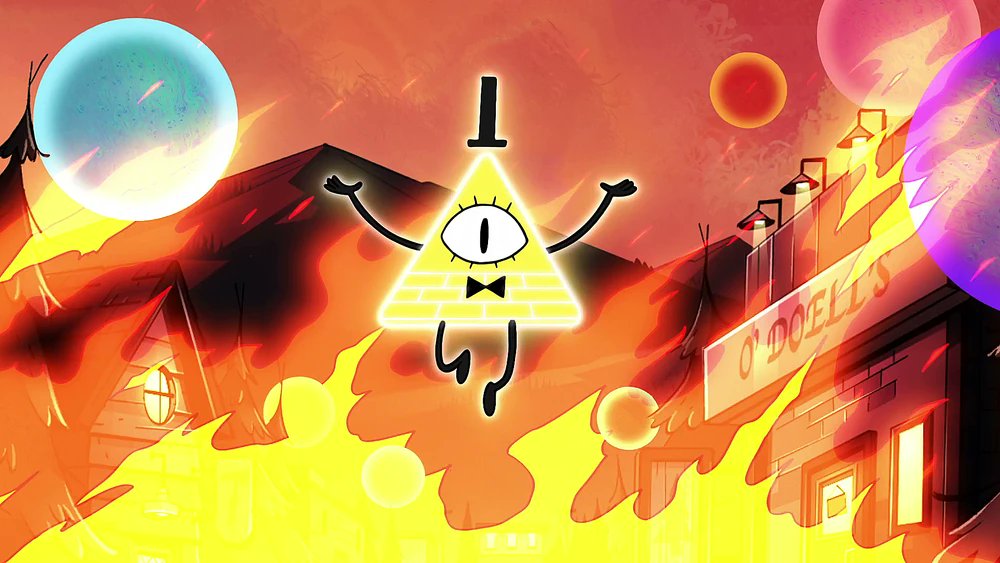 TheCartoonBase's tweet photo. 11 years ago today, Bill Cipher debuted in Gravity Falls.

The character was voiced by the show's creator Alex Hirsch. https://t.co/guR5JTgpwj