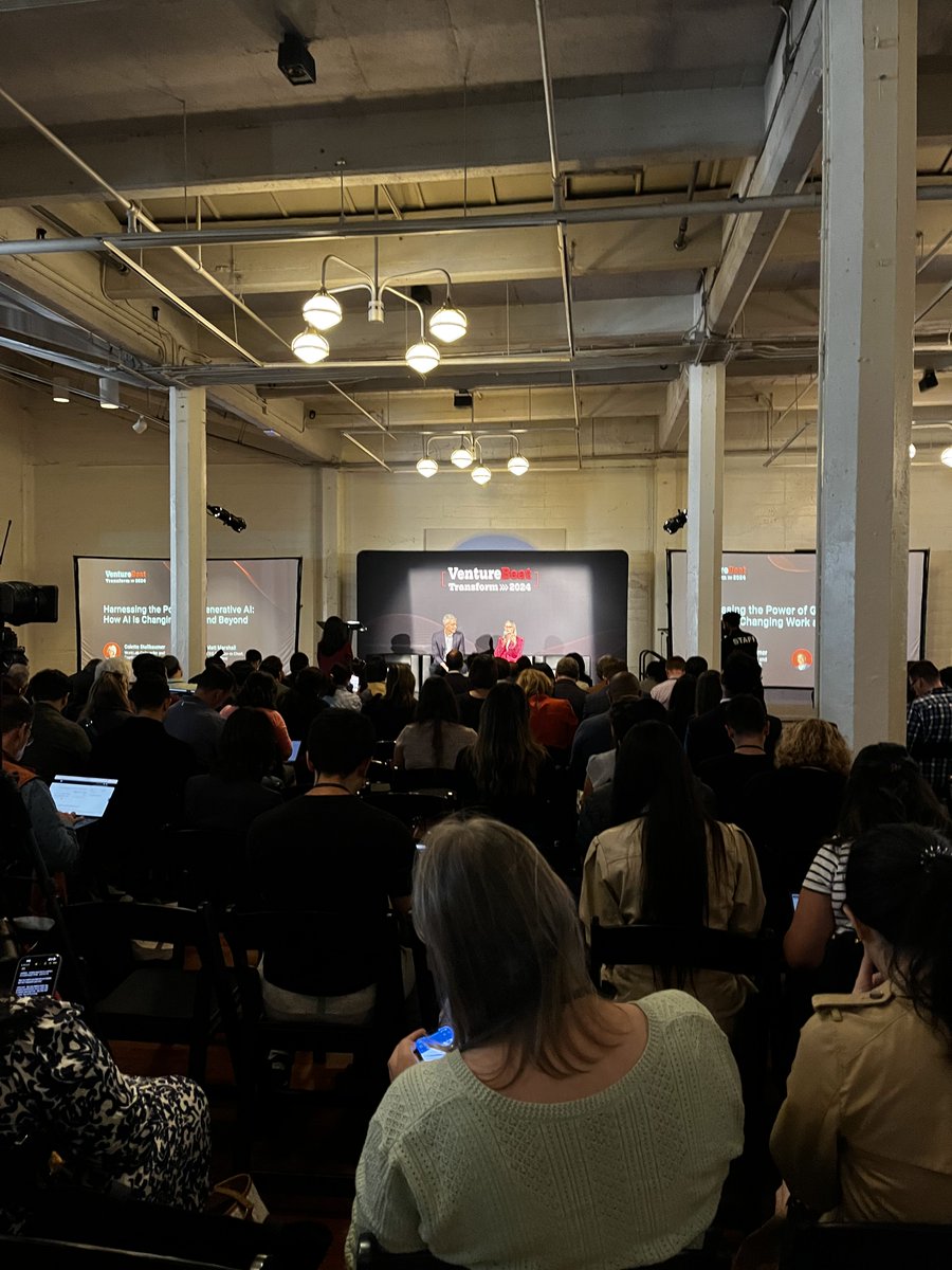 the_shamsterr's tweet photo. In the lightning-fast world of AI and tech, staying current can feel like chasing a moving target. This week at @VentureBeat Transform, the "Women in AI" panel was a highlight. We're lucky to have @aparnabsinha as an early supporter. The key takeaway: community is everything.